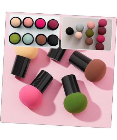 POPETPOP Simple Puff 30 Sets Mushroom Head Puff Girl Hydrophilic Polyurethane Makeup Powder Girl Makeup Pad - Buy Online on GoSupps.com