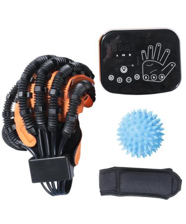 Finger Rehabilitation Training Rehabilitation Robot Gloves Hand Dysfunction Patient Training Device USB Chargeable LED Display Hemiplegia Hand Stroke Recovery Equipment with 8 Intensity 3