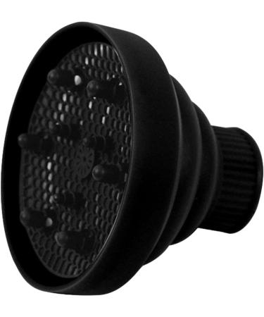 Generic Blow Dryer Vent Hood Foldable Silicone Hair Dryer Nozzle Heat Resistant | Soft Blow Dryer Accessory Multifunctional Hair Styling Supplies for Girls black - Buy Online on GoSupps.com
