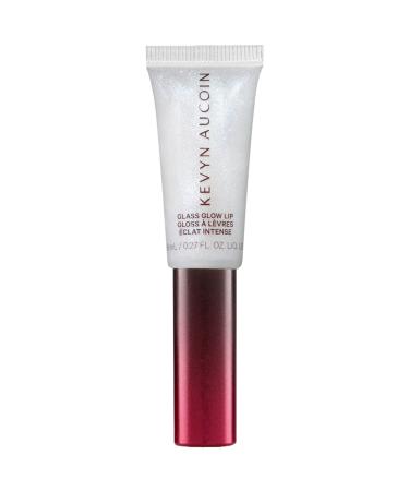 Kevyn Aucoin Glass Glow Lip  Crystal Clear: Multi-purpose lip gloss highlighter. 3D reflective glaze  comfortable wearing  non-sticky. Moisturize  protect  lock in shine. Makeup artist go to. CRYSTAL CLEAR (blue pearl)