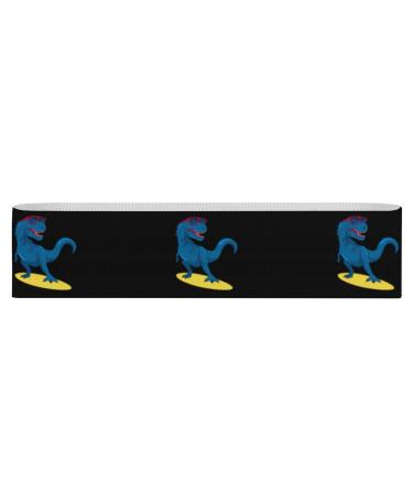 Surfer Dinosaur Monster Resistance Bands for Working Out Non-slip Legs Booty Yoga Straps Physical Therapy Aids