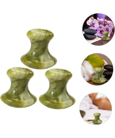 15 StK Meridian Massage Stone - Multifunctional Face & Body Massage Tools | Beauty Accessories for Women - Miss Green 5-Pack - Buy Online on GoSupps.com