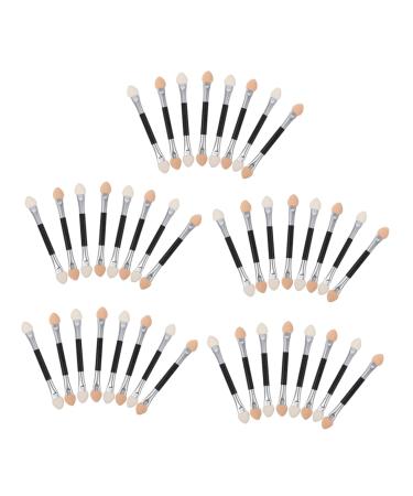 Baluue 40pcs Latex Eye Shadow Stick Eyeliner Brush Cosmetics Brush Eye Cosmetic Tools Make up Kit Sponge