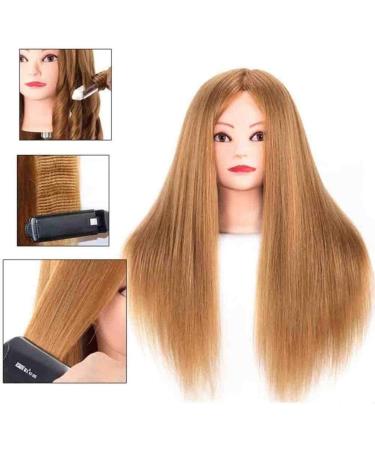 ZHJING Fashion Hair Training Head - Perfect for Braids Haircuts & Curls | Salon-Quality Dummy Head for Stylists - Buy Online on GoSupps.com