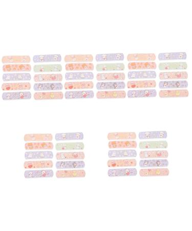 FOMIYES 5 Boxes Cartoon Bands Mouth Tape Bulk Stickers Care Sticker Waterproof Adhesive Bandages Athletic Tape Breathable Boy Child Milk Medical Glue