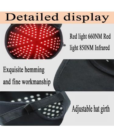 Version am lior e du Chapeau lumi re Rouge Chapeau de r g n ration des Cheveux lumi re Rouge Chapeau Portable r glage Intelligent 5 Vitesses - Buy Online on GoSupps.com