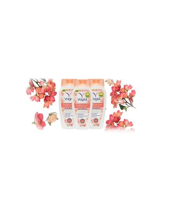 Vagisil Scentsitive Scents Peach Blossom Intimate Wash for Women - Gynecologist Tested - Gentle & Fresh - 3 Pack x 12 Fl Oz - Buy Online on GoSupps.com