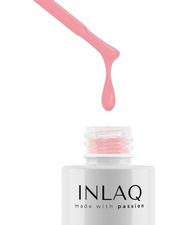 INLAQ 2in1 HEMA-Free Rubber Base Gel UV Rose 6 ml - Nail Polish Base Gel for up to 95% Opacity - Hard Gel Cover Rose - Buy Online on GoSupps.com