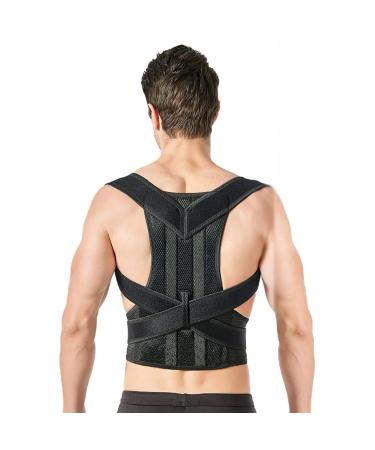 Posture Corrector Men Women Back Brace For Upper And Lower Full Back Support Straightener Waist Belts Support Provides Neck Back Shoulder Pain Relief Corrector (Size : 3XL)