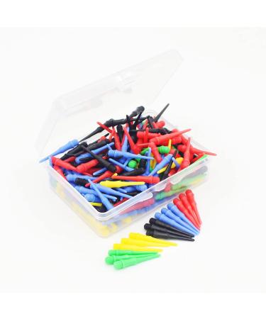 ROOBEEO Dart Points 2BA Thread Plastic Dart Points 250 Pack Soft Dart Tips Set in 5 Colors Dart Points Replacement Dart Accessories - Buy Online on GoSupps.com
