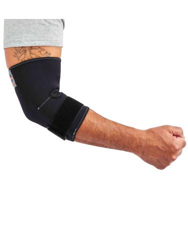 Ergodyne ProFlex 655 Neoprene Elbow Sleeve with Strap Black Medium Medium With Strap