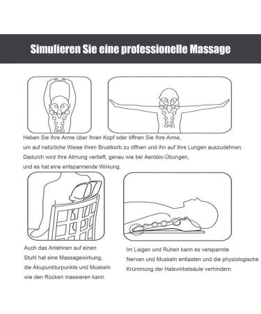 Trapezius Trigger Point Massage Device & Neck Pillow for TMJ Pain Relief - Ultimate Upper Back & Shoulder Relaxation - Buy Online on GoSupps.com