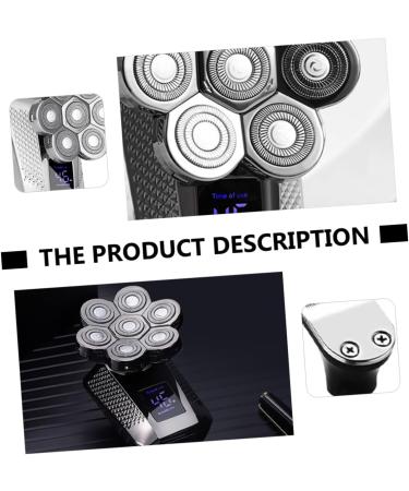 7-in-1 Waterproof Electric Shaver for Men - Digital Display Beard Trimmer & Personal Care Set - International Shipping Available - Buy Online on GoSupps.com