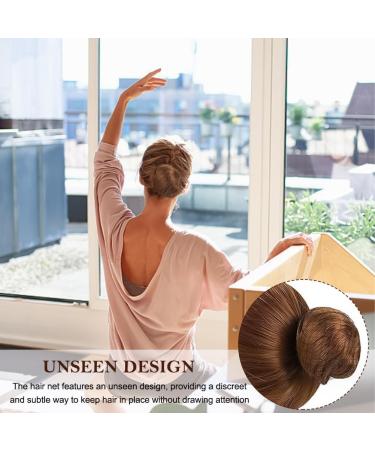 20pcs Hair Nets for Buns Invisible Hair Bun Net 50cm Elastic Hair Bands with Elastic Edge Mesh 40 Pieces U Shaped Pins Ballet Hair Net for Girls Dancers Women(brown) - Buy Online on GoSupps.com