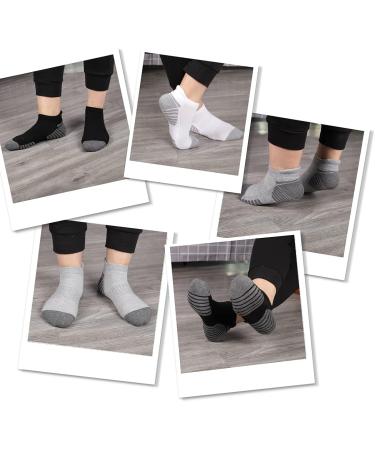 COOVAN 8 Pairs Men's Ankle Socks - Athletic Running Socks with Cushion Tab, Low Cut Style - 8 Pack, Black - Buy Online on GoSupps.com