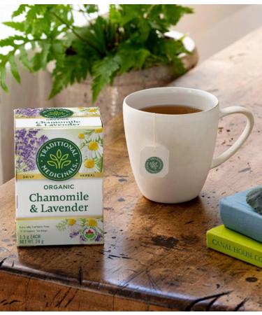 Traditional Medicinals - Organic Chamomile Herbal Tea (Pack of 6) - Soothing and Relaxing - 96 Tea Bags Total Tea Chamomile 16 Count (Pack of 6) - Buy Online on GoSupps.com