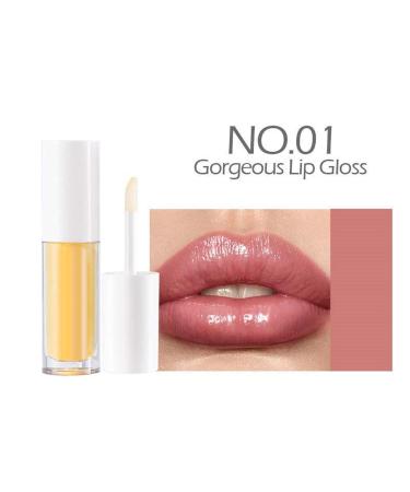 Natural Lip Plumper Gloss for Fuller, Moisturized Lips - 5ml Wine Color Lipstick - Buy Online on GoSupps.com