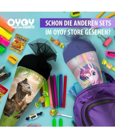  OYOY OYOY Set of 3 Handmade Heart-Shaped Candies - 80g - Individually Wrapped with "Ich liebe Dich" Stickers - Valentine's Day Sweets - Gifts for Women - Gifts for - Buy Online on GoSupps.com