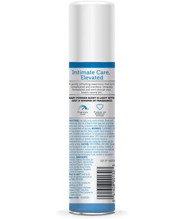 Summer's Eve Baby Powder Freshening Spray 2oz - Casepack of 24 cans, Gynecologist Tested - Packaging May Vary - Buy Online on GoSupps.com