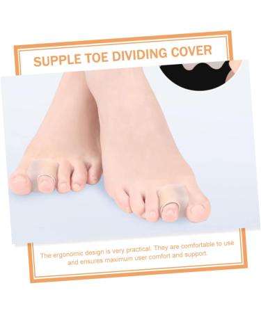Hemoton 6pcs Separator Silicone Gel Nursing Foot Protectors - Bunion Protector Caps for Women, 3.5x2.7cm - Buy Online on GoSupps.com
