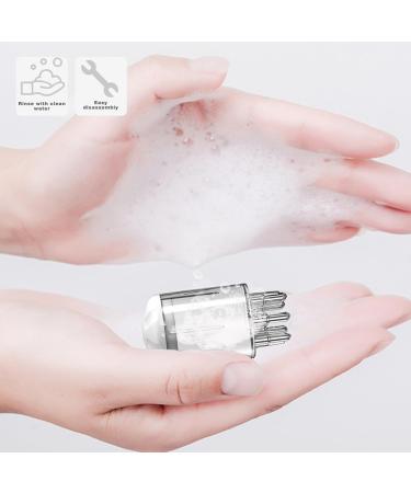 2 in 1 Hair Oil Applicator Bottle for Hair Growth - Scalp Oil Dispenser with Clear Scale & 5 Rebound Columns - Buy Online on GoSupps.com