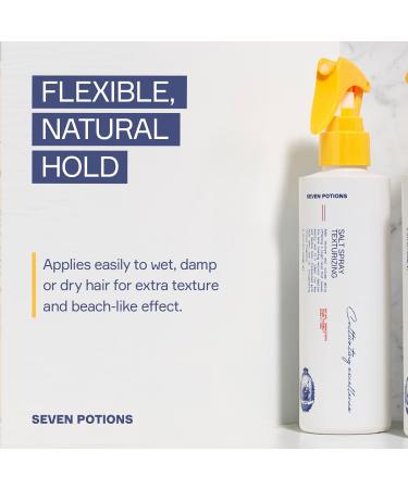 Men's Salt Texturizing Spray 6.8 fl oz - Matte Finish for Texturized Hold - Styling Primer - Water Based with Texture & Volume - Natural Vegan & Cruelty Free - Buy Online on GoSupps.com