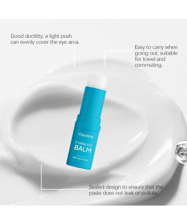 Viareline Refreshing Eye Cream Stick Gentle Care and Comfortable Skin Around the Eyes Hydrating and Brightening Eye Massage Stick - Buy Online on GoSupps.com
