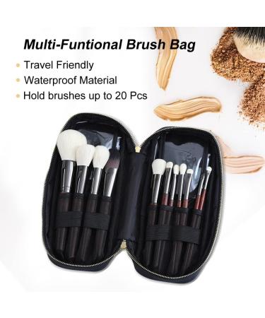 Professional Cosmetic Case & Brush Organizer - Waterproof Travel Makeup Bag with Zipper - Buy Online on GoSupps.com