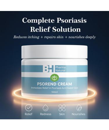 Natural Cream for Psoriasis Relief and Soothing Fast Recovery for Irritated Skin - Buy Online on GoSupps.com