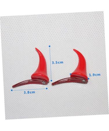 minkissy 4 Pairs Halloween Horns Clips Horns Clips Halloween Devil Headdress Halloween Headdress Clip Hair Clips Kids Hair Accessories Hairpins Headgear Clip Demon Child - Buy Online on GoSupps.com