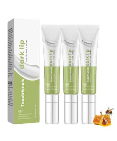 CongRong Dark Lip Correcting Cream Brightening Creams for Dark Lips Repairs Chapped Lips with Natural Absorbs Quickly Without Leaving a Greasy Feeling (3pcs)