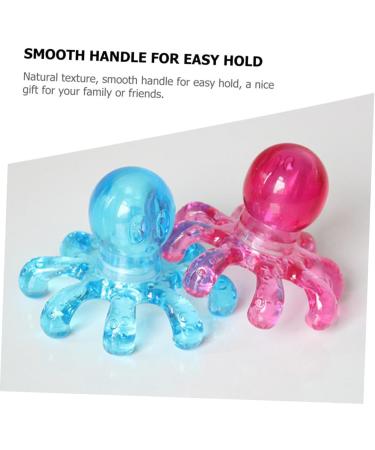 Partykindom 4-Piece Manual Back Scratcher & Scalp Massager Set | Comfortable Head Massage Tools for Household Use - Buy Online on GoSupps.com