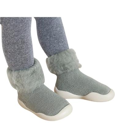 Buy Plus Baby Shoes 6-12 Months - Toddler Running Shoes Girls Floor Socks Slipproof Crawling Shoes & Thermosocks in Green - Buy Online on GoSupps.com
