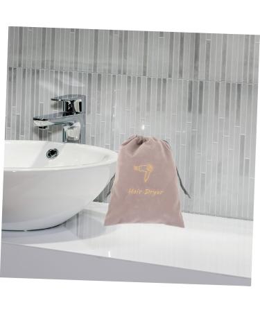 Baluue 2pcs Drawstring Storage Bag Travel Makeup Bag Portable Travel Organizer Bags Hair Dryer Case Cloth - Buy Online on GoSupps.com