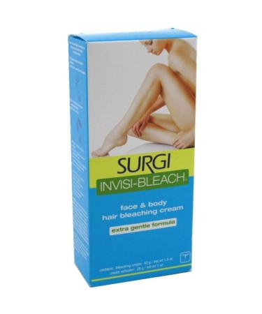 Surgi Invisi-Bleach Face & Body Hair Bleaching Cream  oz ( Pack of 3)