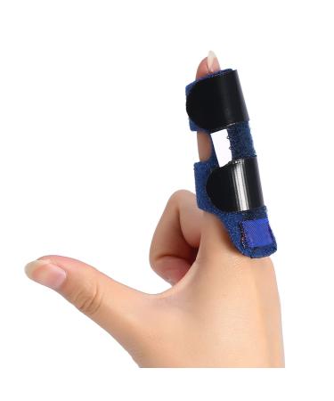 ZJchao Finger Splint Finger Splints Straightening Brace Adjustable Fixing Belt with Built-in aluminium support for Finger Tendon Release Pain Relief
