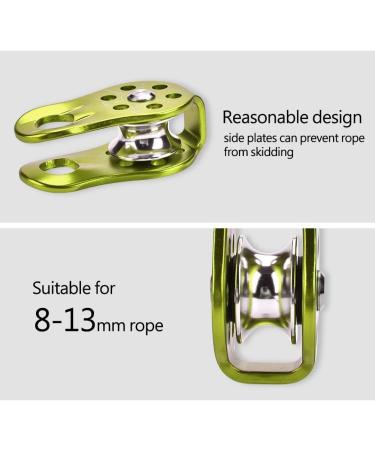High-Performance Aluminum Alloy Mags Strap Disk - Single Swivel Rope Climbing Safety Equipment Accessories (Green) - Buy Online on GoSupps.com