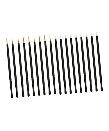 Didiseaon 100pcs Eyeliner Brush Thin Angled Eye Makeup Tools Disposable Eyeliner Applicator Make up Cosmetic 10*0.5cm As Shown