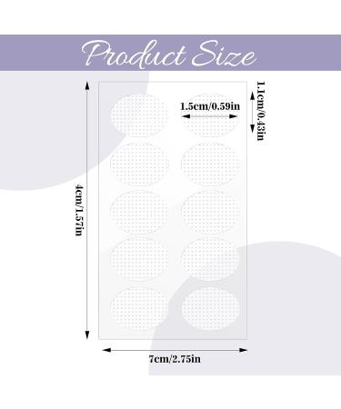 500 Pcs Ear Lobe Support Patches | Earring Backs Protectors for Heavy Earrings - Men and Women | Stabilizers for Long Wear - Buy Online on GoSupps.com