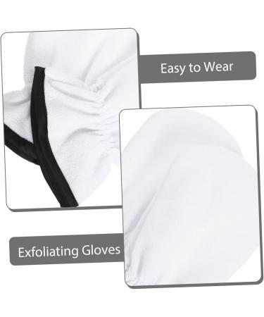 minkissy 1 Pair Maintenance Essential Oil Gloves Wax Warming Gloves Paraffin Wax Bags Hand Paraffin Bath Shower Gloves Moisturizing Gloves Hand Care Gloves White Warm Gloves Flannel Mittens - Buy Online on GoSupps.com