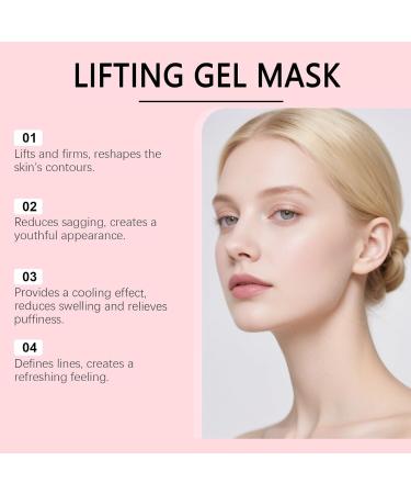 Chin mask for tightening and strengthening Lifting Gel Masque Facial reducer for jaw contour firming rejuvenating double skin elasticity tightening - Buy Online on GoSupps.com