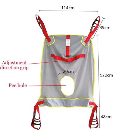 Hoist for Lifting Elderly Toileting Full Body Mesh Heavy Duty Patient Lift Sling Divided Leg Shower Sling for Patient Lifts Heavy Duty Transfer Sling for Disabled Elderly Be Opening-M M Opening - Buy Online on GoSupps.com