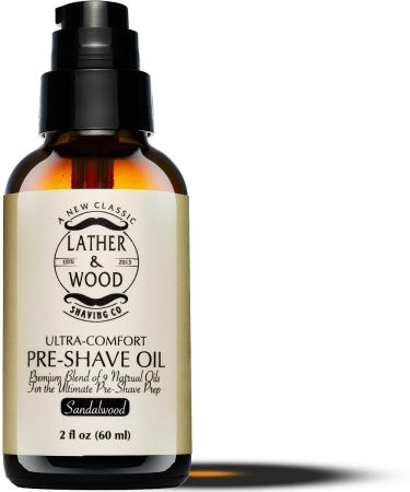 Best Pre-Shave Oil  Sandalwood  Premium Shaving Oil for Effortless Smooth Irritation-free Shave. 2 Oz   Sandalwood 2 Fl Oz (Pack of 1)