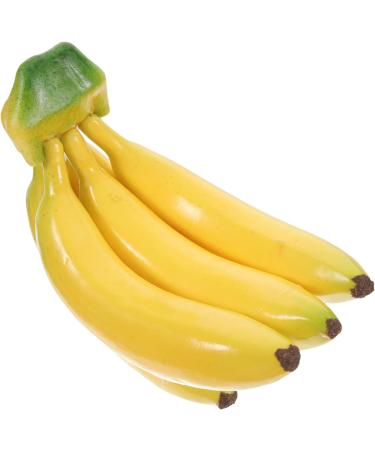 Zerodeko 5pcs Simulated Banana Vegetable Banana Fake Banana Model Fake Fruit Model Pretend Play Fruit Banana Model Decor Fake Fruit Playing Toy Simulation Banana Ornaments Foam Household As Shownx5pcs 18.5X10CMx5pcs - Buy Online on GoSupps.com