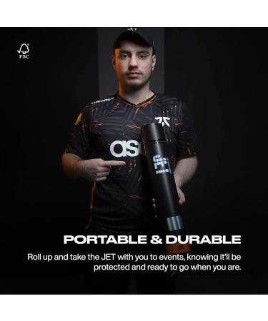 Fnatic JET M Pro Gaming Mouse Pad | Esports Speed Surface | Medium Size 360x280x3mm | Waterproof, Stitched Edges, Anti-Slip Rubber Base - Buy Online on GoSupps.com