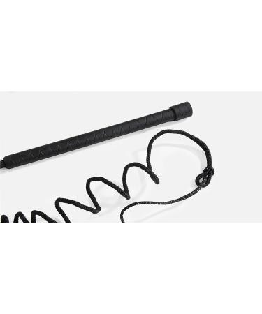 Horse Lunge Whip & Training Stick - 5.9ft with Detachable 6.3ft Drop - Ideal for Dogs and Horses - Black Color - Buy Online on GoSupps.com