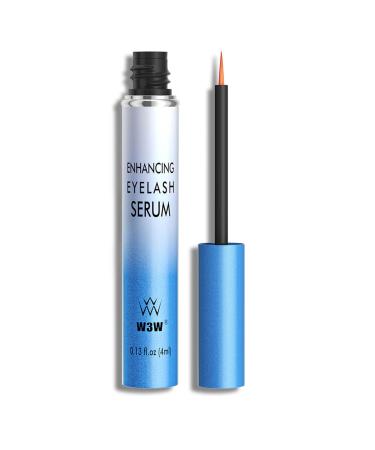 Eyelash Growth Serum Peptide Lash Enhancer for Longer Thicker Lashes & Brows Clinically Proven Natural Botanical Formula with Myristoyl Pentapeptide-4 & Helichrysum Extract (4ml) Light Blue