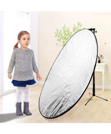 43 5-in-1 Collapsible Light Reflector Kit with Clamp & Stand for Studio & Outdoor Photography - Buy Online on GoSupps.com