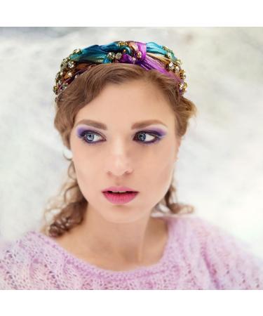 scicent Headbands Crystal Rhinestone Hairbands for Girls Glitter Sparkly Diamond Head Bands Purple Non-Slip Hair Band Fashion Hair Accessories for Homecoming Birthday - 26213 - Buy Online on GoSupps.com