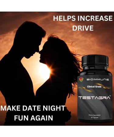 TESTAGRA Testosterone Booster for Men - 10X Concentrated Supplement for Lean Muscle Energy & Strength | Saw Palmetto Tribulus Tongkat Ali Horny Goat Weed & Zinc - Buy Online on GoSupps.com